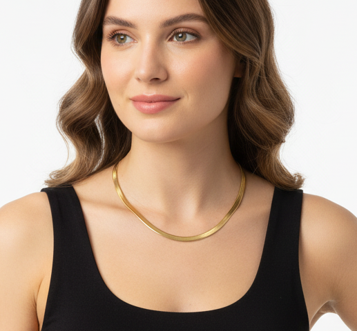 Feine Glieder Halskette Czarina