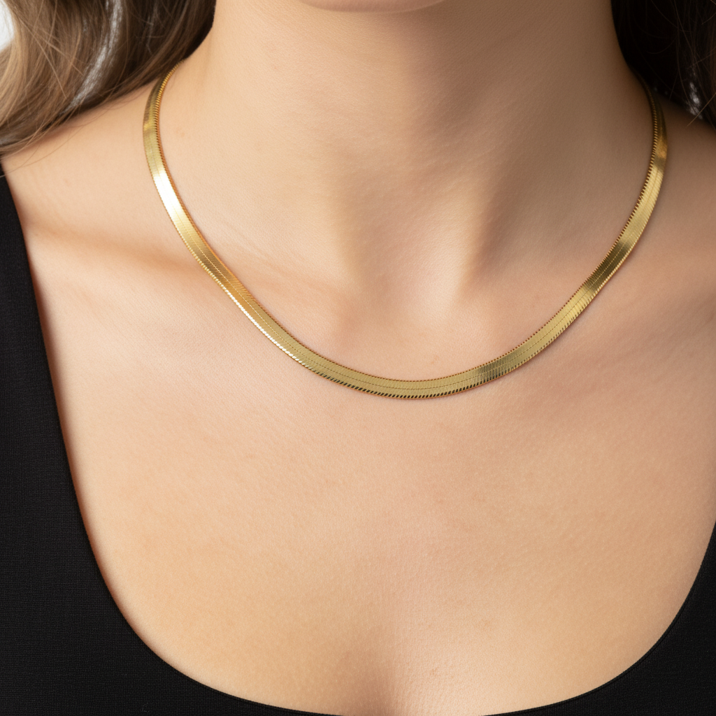 Feine Glieder Halskette Czarina