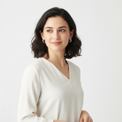 Cut-out Herz Ohrringe Wasserfest