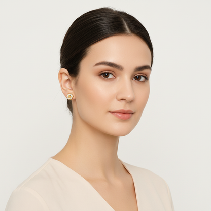 Geometrische Ohrstecker Wasserfest