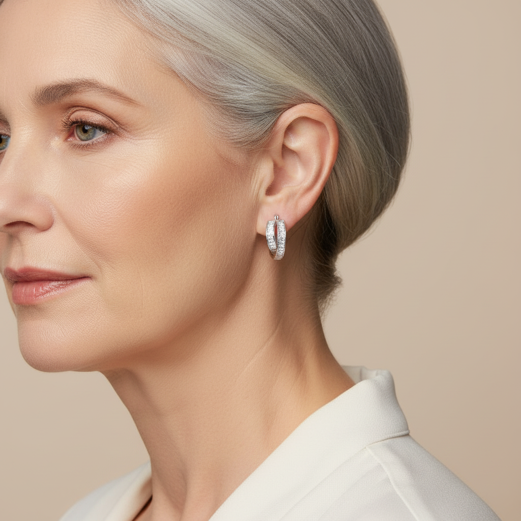 Aurora Twist Creolen Ohrringe Czarina Jewellery