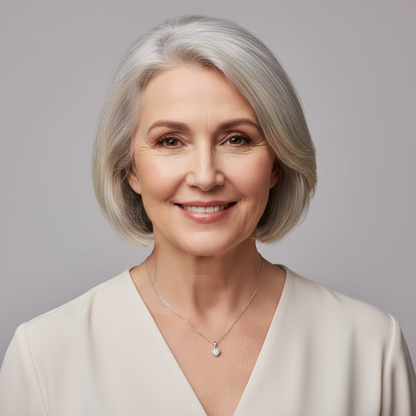 Zirkon-Herz Halskette Halsketten Sterlingsilber