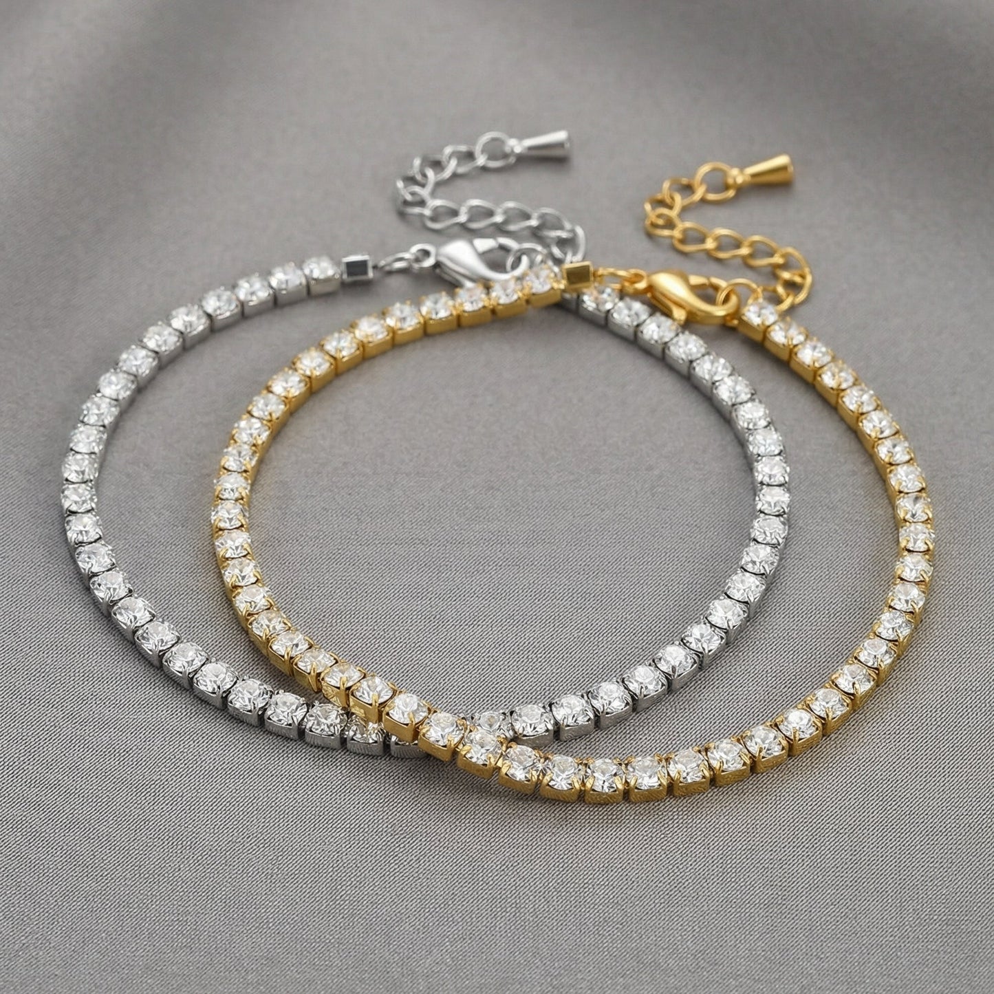 Funkelndes Tennis Armband Armband Wasserfest