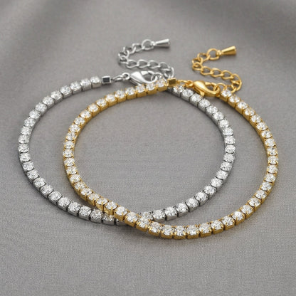 Funkelndes Tennis Armband Armband Wasserfest