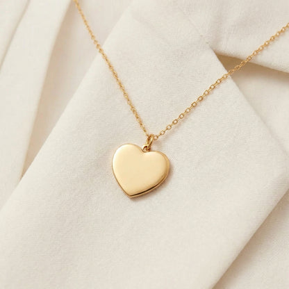 Herz Gold Halskette Halsketten Sterlingsilber