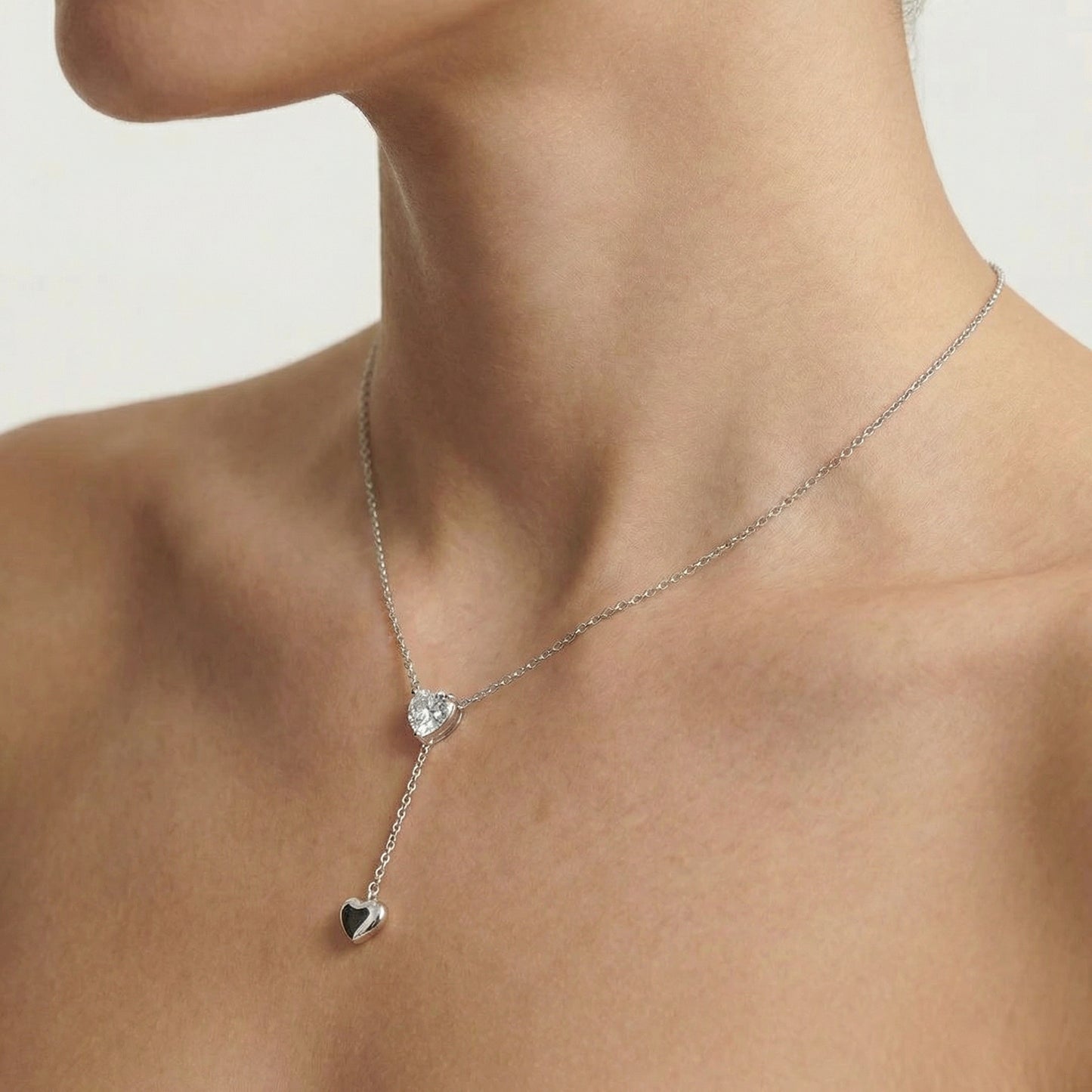Herz Y-Halskette Wasserfest