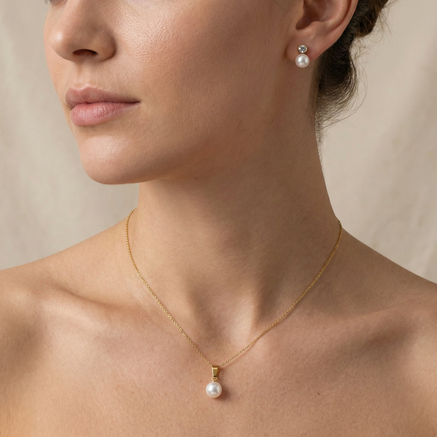 Perlen Schmuck Set Halsketten Wasserfest