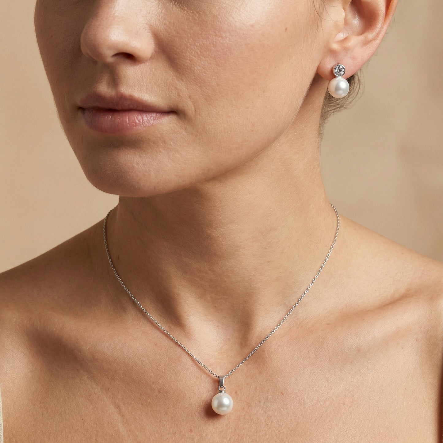 Perlen Schmuck Set Halsketten Wasserfest