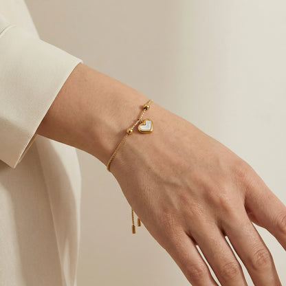 Verstellbares Herz Armband Armband Wasserfest