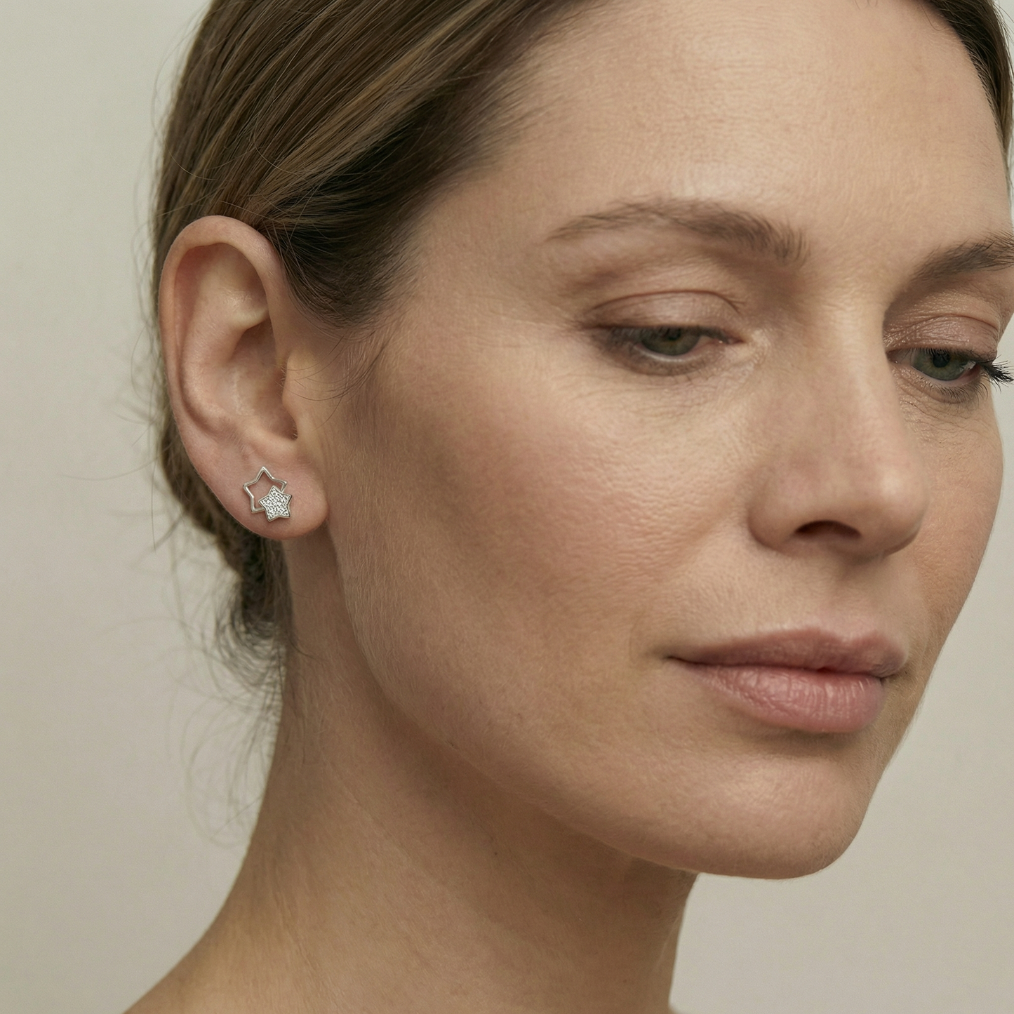 Sternen Ohrringe Ohrringe Sterlingsilber