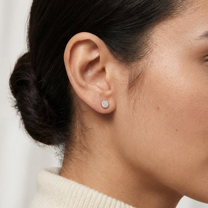 Minimalistische Roségold Ohrstecker Ohrringe Wasserfest