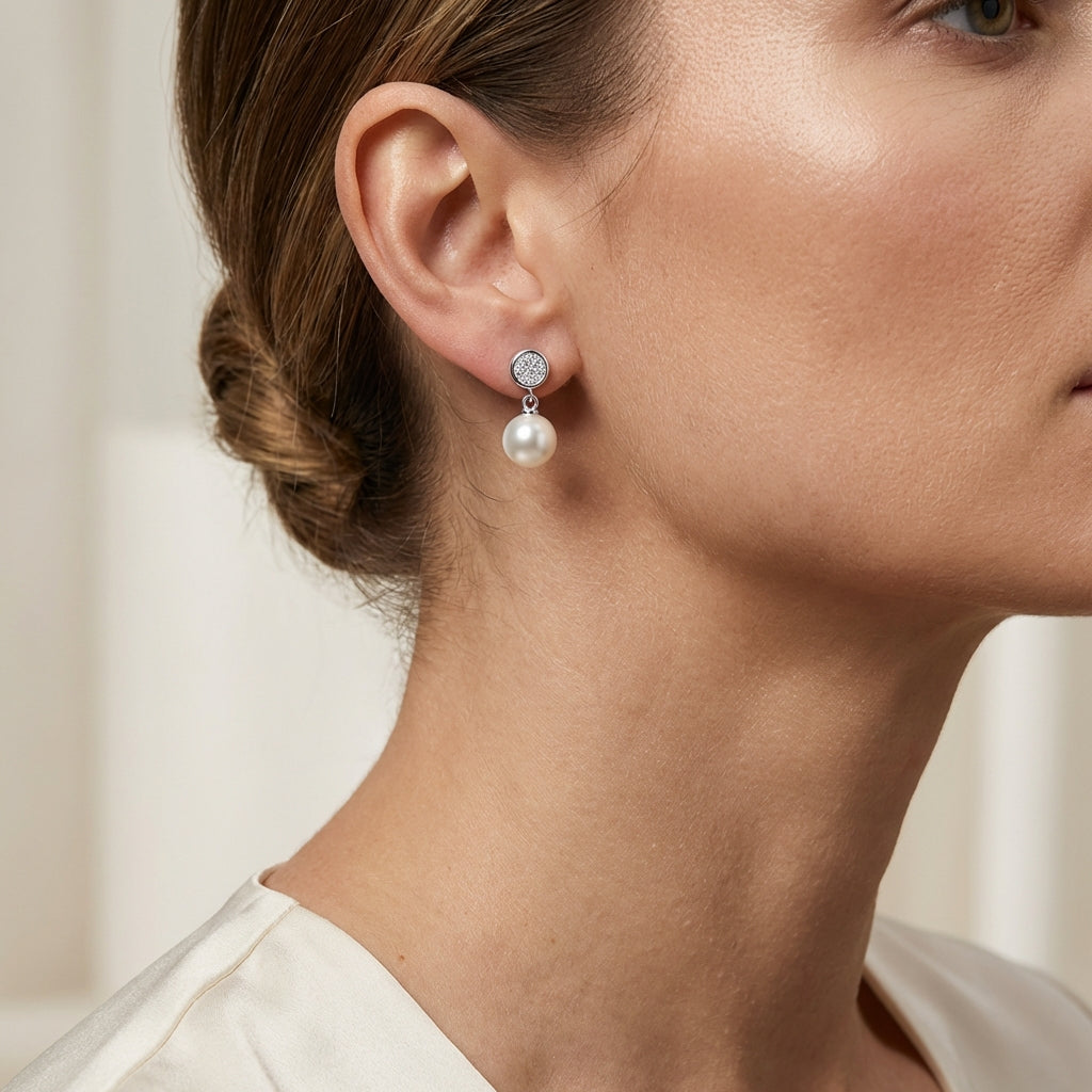 Élise Pearl Ohrringe Ohrringe Sterlingsilber