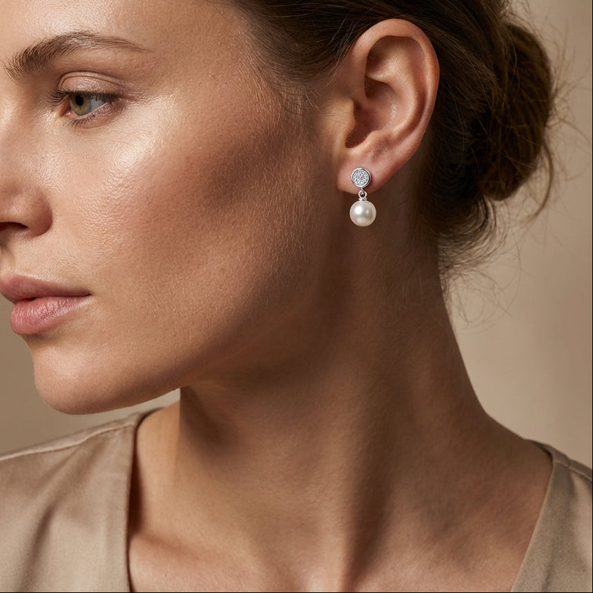 Élise Pearl Ohrringe Ohrringe Sterlingsilber
