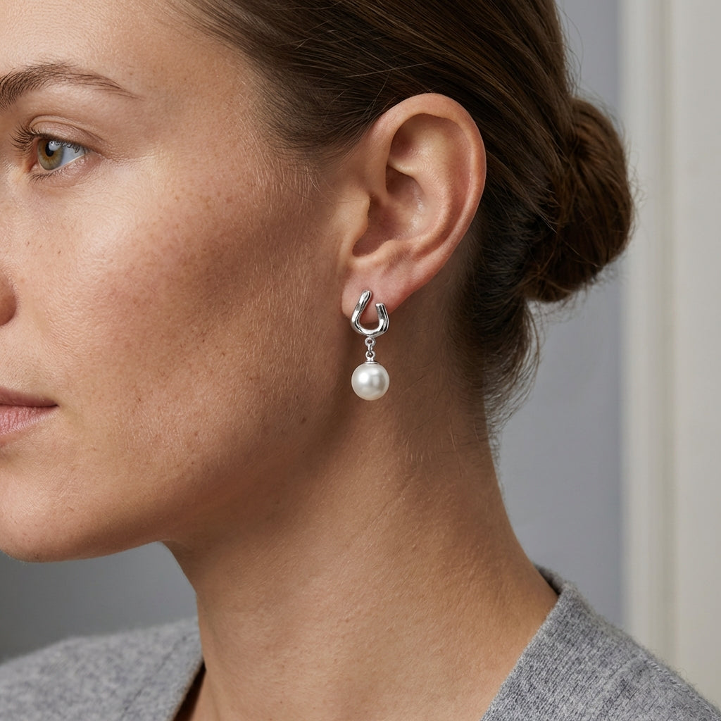 Perlenhänger Ohrring Ohrringe Wasserfest