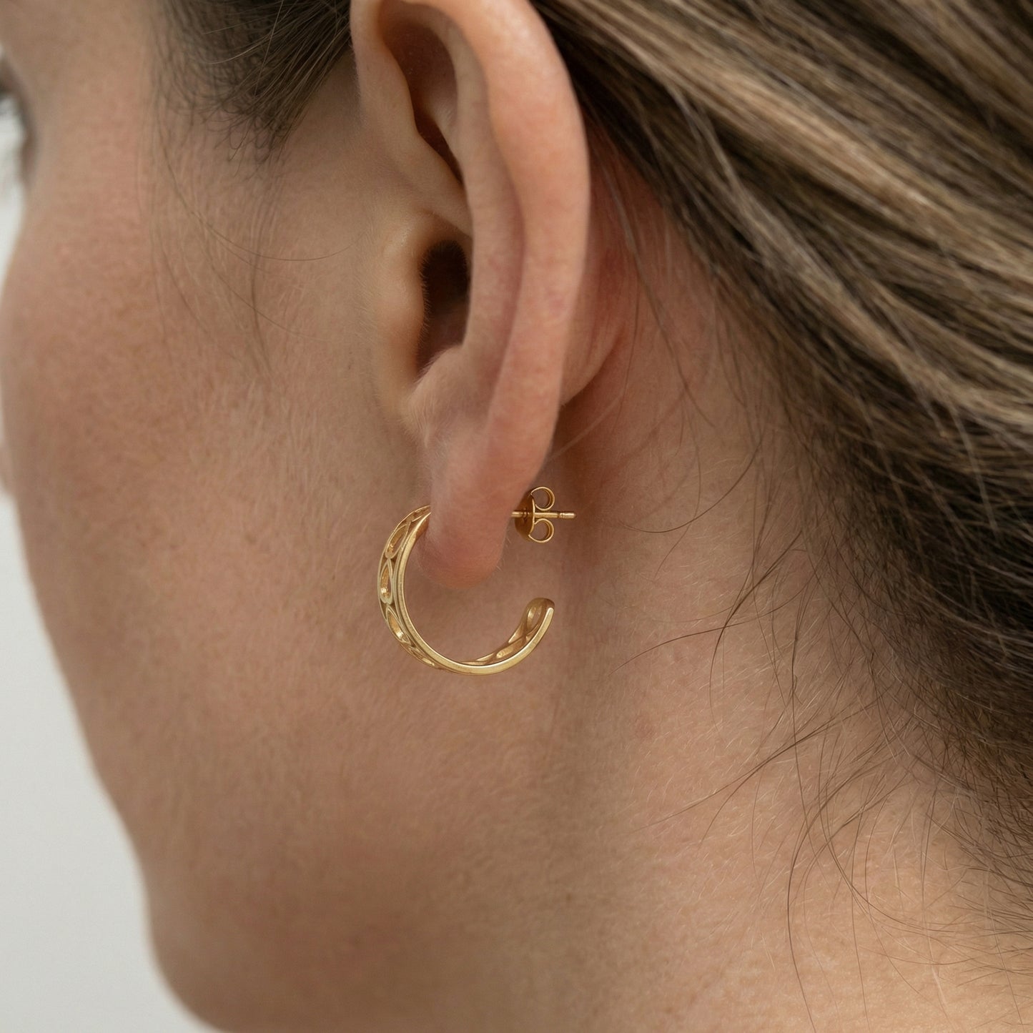 Cut-out Herz Ohrringe Ohrringe Wasserfest