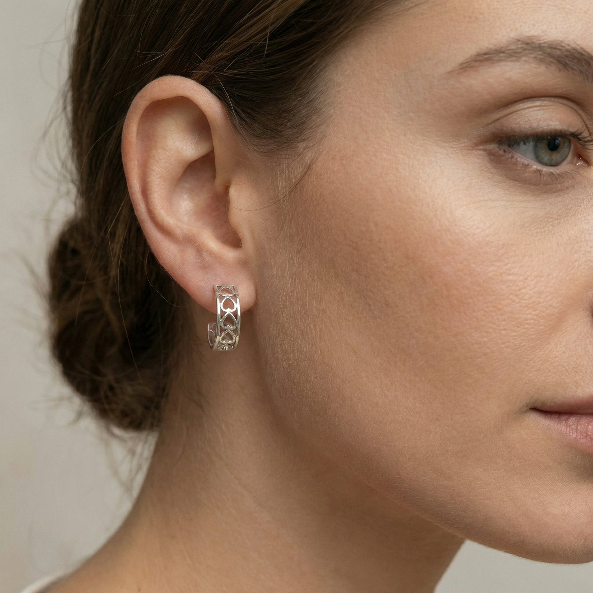 Cut-out Herz Ohrringe Ohrringe Wasserfest