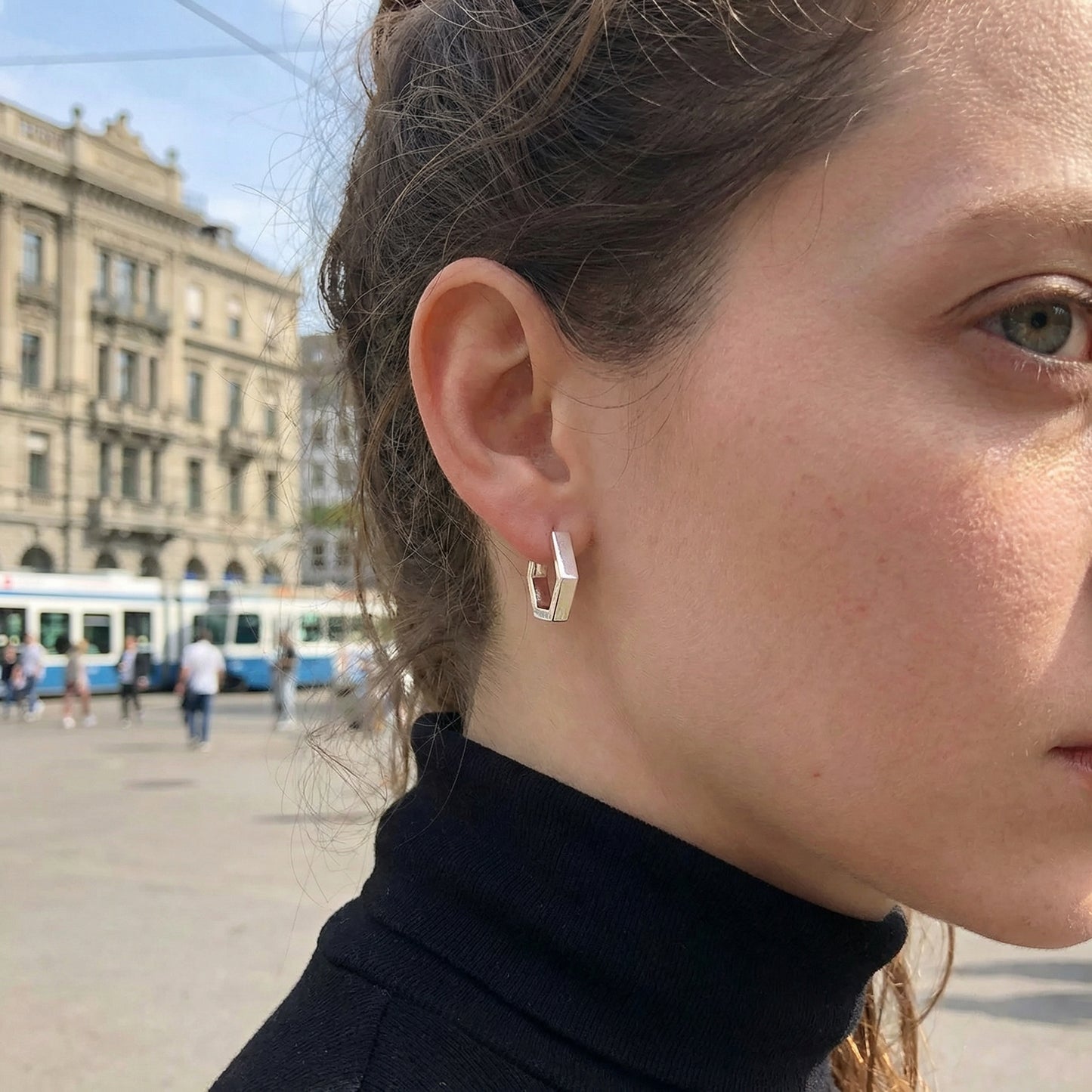 Noa Pure Hoops Ohrringe Sterlingsilber