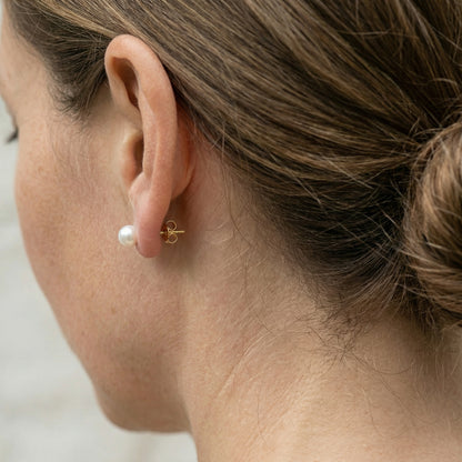 Belle Pearl Ohrstecker Ohrringe Sterlingsilber