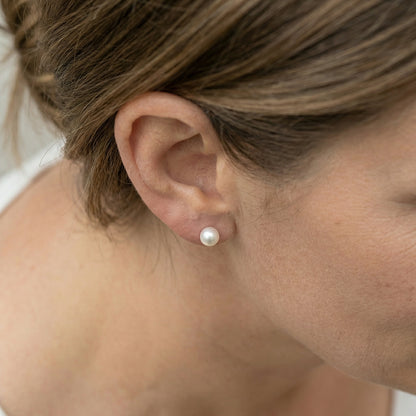 Belle Pearl Ohrstecker Ohrringe Sterlingsilber