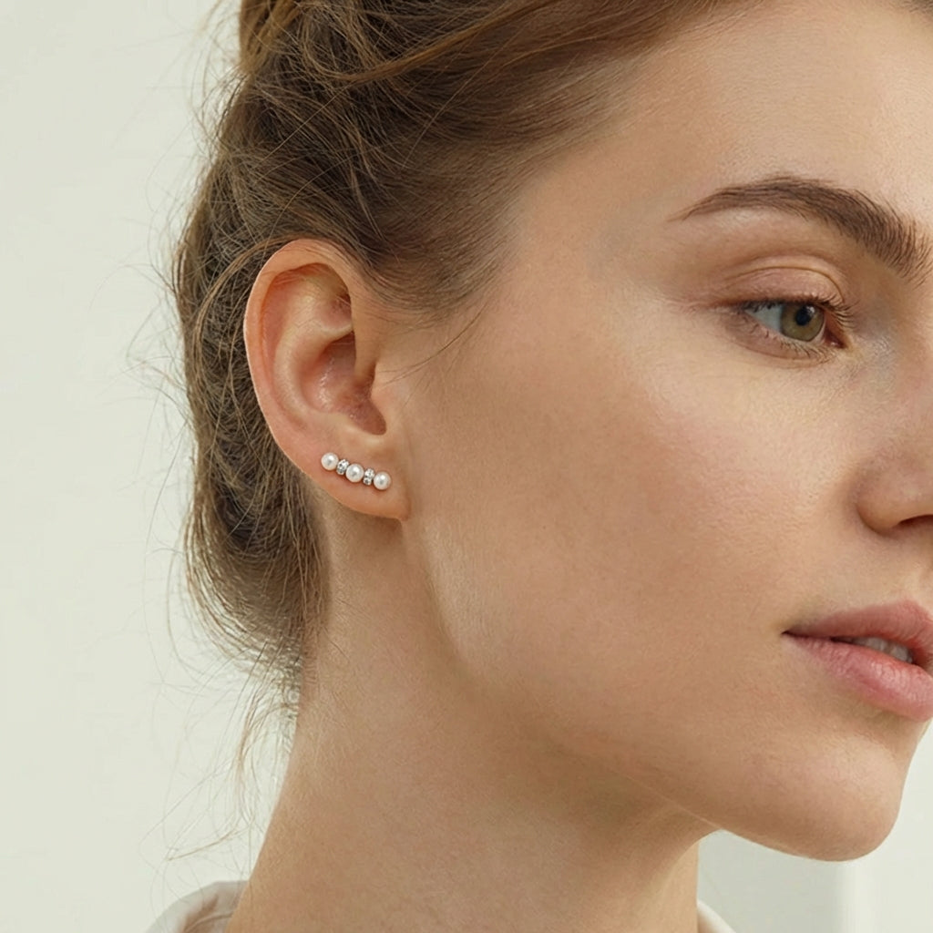 Aurora Pearl Ohrringe Ohrringe Sterlingsilber