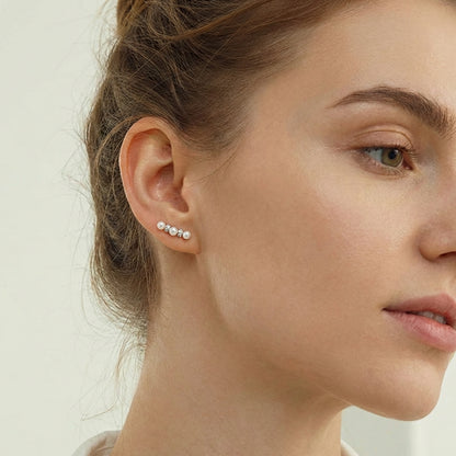 Aurora Pearl Ohrringe Ohrringe Sterlingsilber