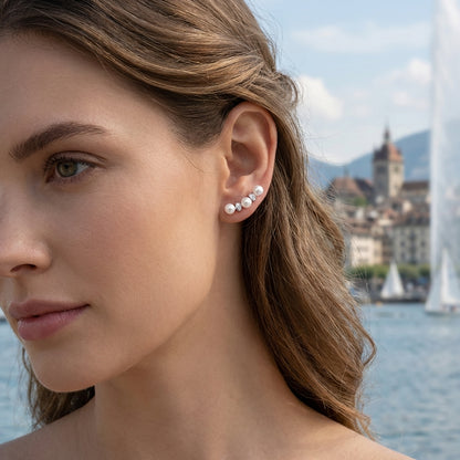 Aurora Pearl Ohrringe Ohrringe Sterlingsilber