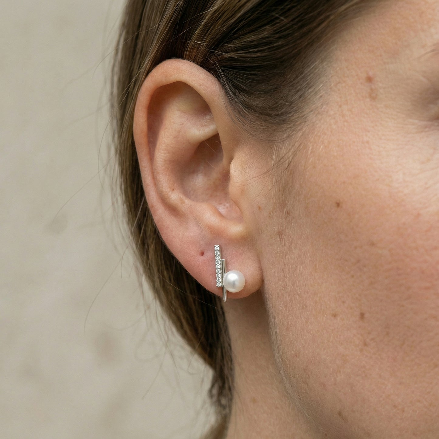 Éclat Pearl Ohrringe Ohrringe Sterlingsilber