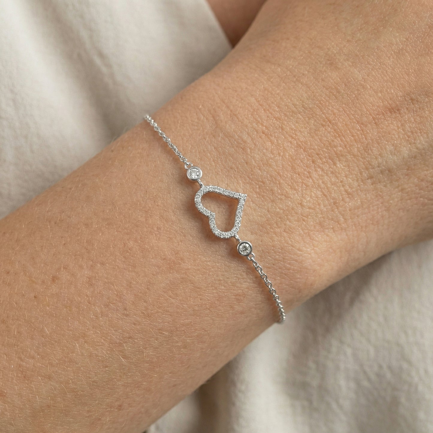 Amélie Heart Armband Armband Sterlingsilber