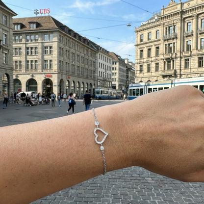 Amélie Heart Armband Armband Sterlingsilber