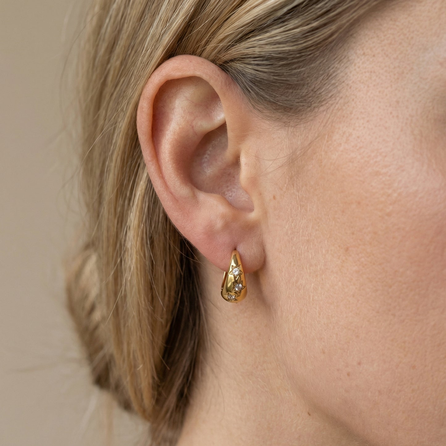 Cleo Star Hoops Ohrringe Wasserfest