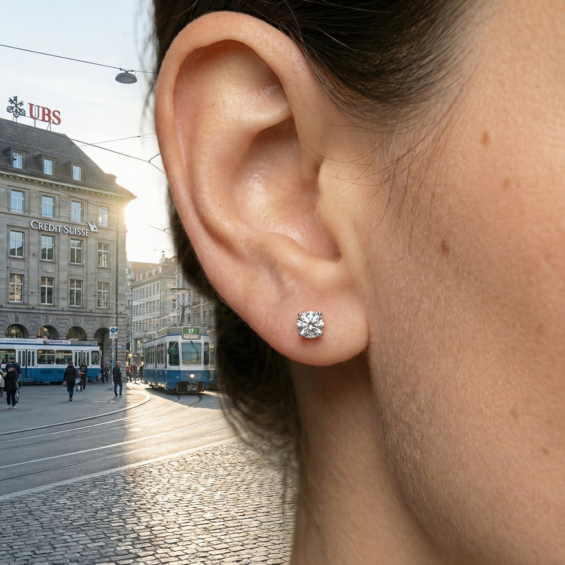 Claréa Ohrstecker Ohrringe Sterlingsilber