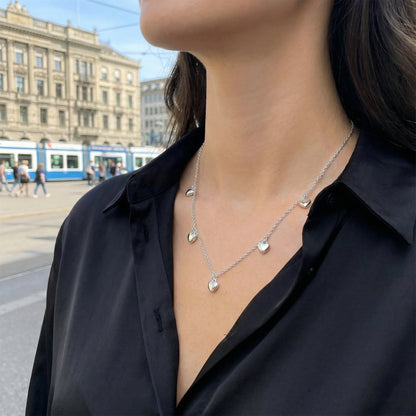 Amora Herz Halskette Halsketten Sterlingsilber