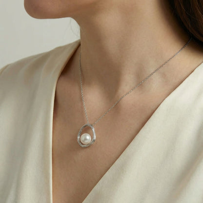 Nala Pearl Halskette Halsketten Sterlingsilber