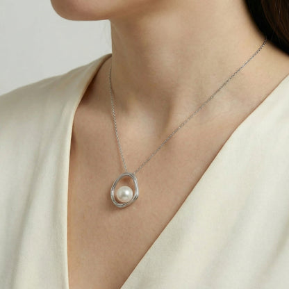 Nala Pearl Halskette Halsketten Sterlingsilber