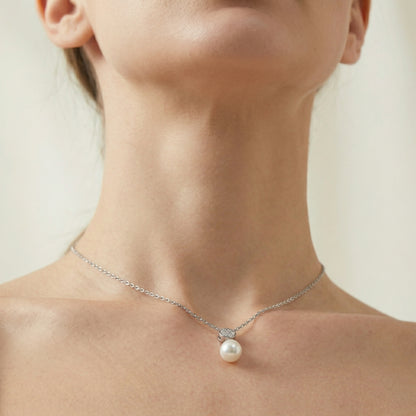 Amélie Pearl Glow Halskette Halsketten Sterlingsilber