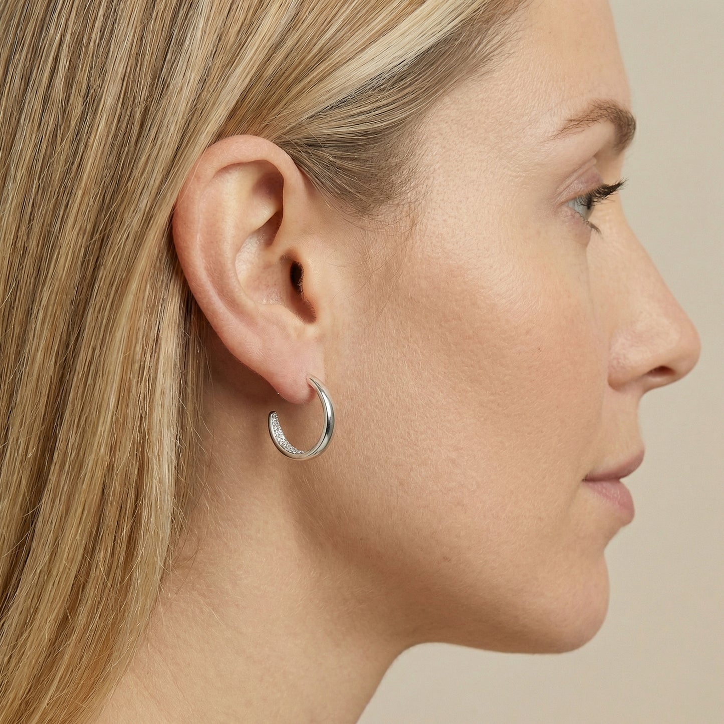 Serena Hoops Ohrringe Sterlingsilber