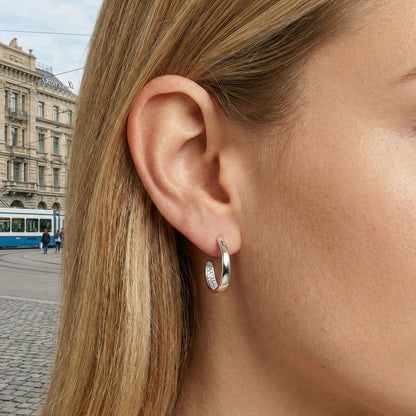 Serena Hoops Ohrringe Sterlingsilber