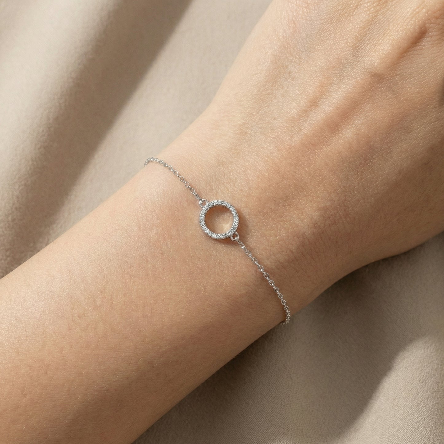 Eterna Circle Armband Armband Sterlingsilber
