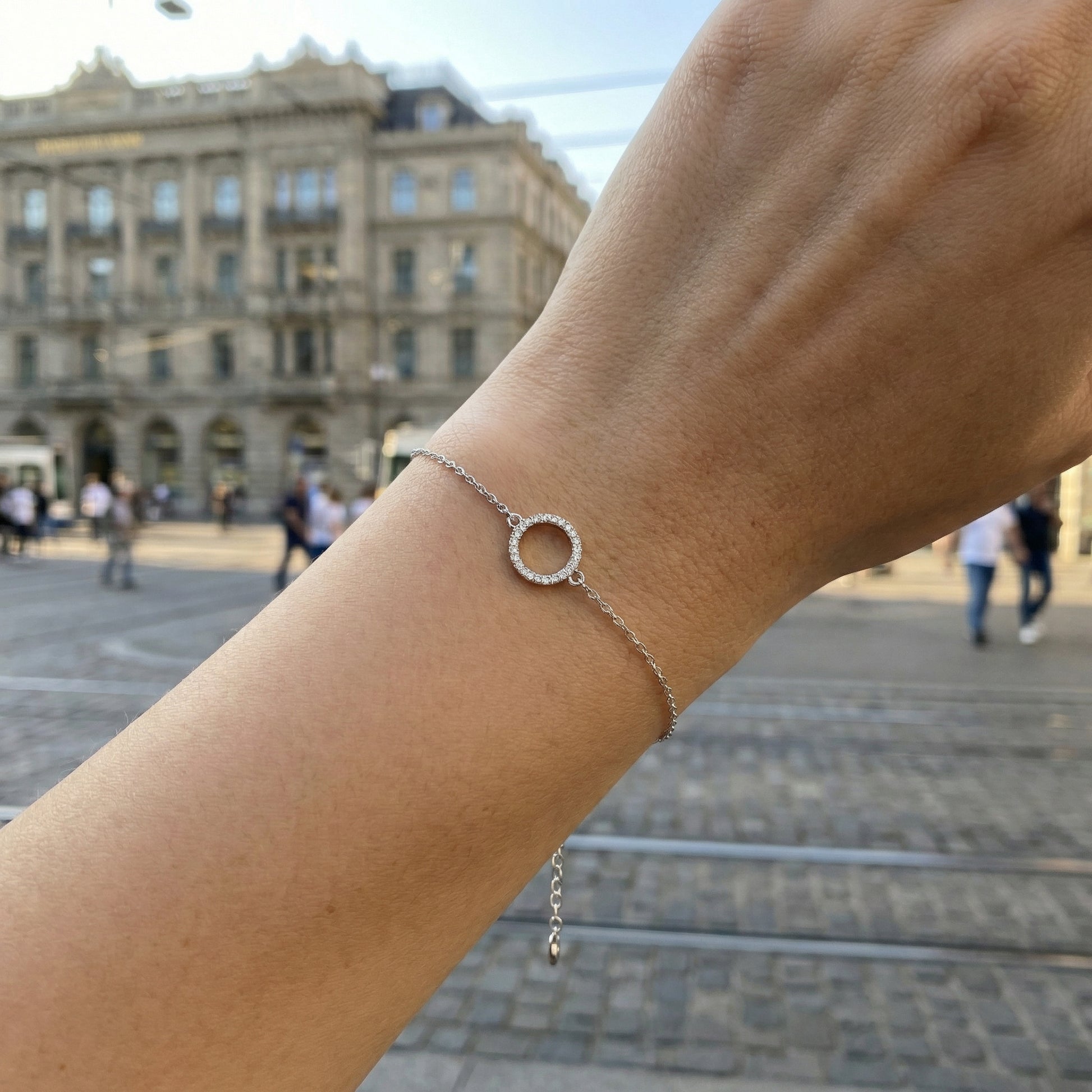 Eterna Circle Armband Armband Sterlingsilber