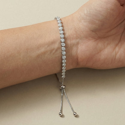Lumière Tennis Armband Armband Sterlingsilber