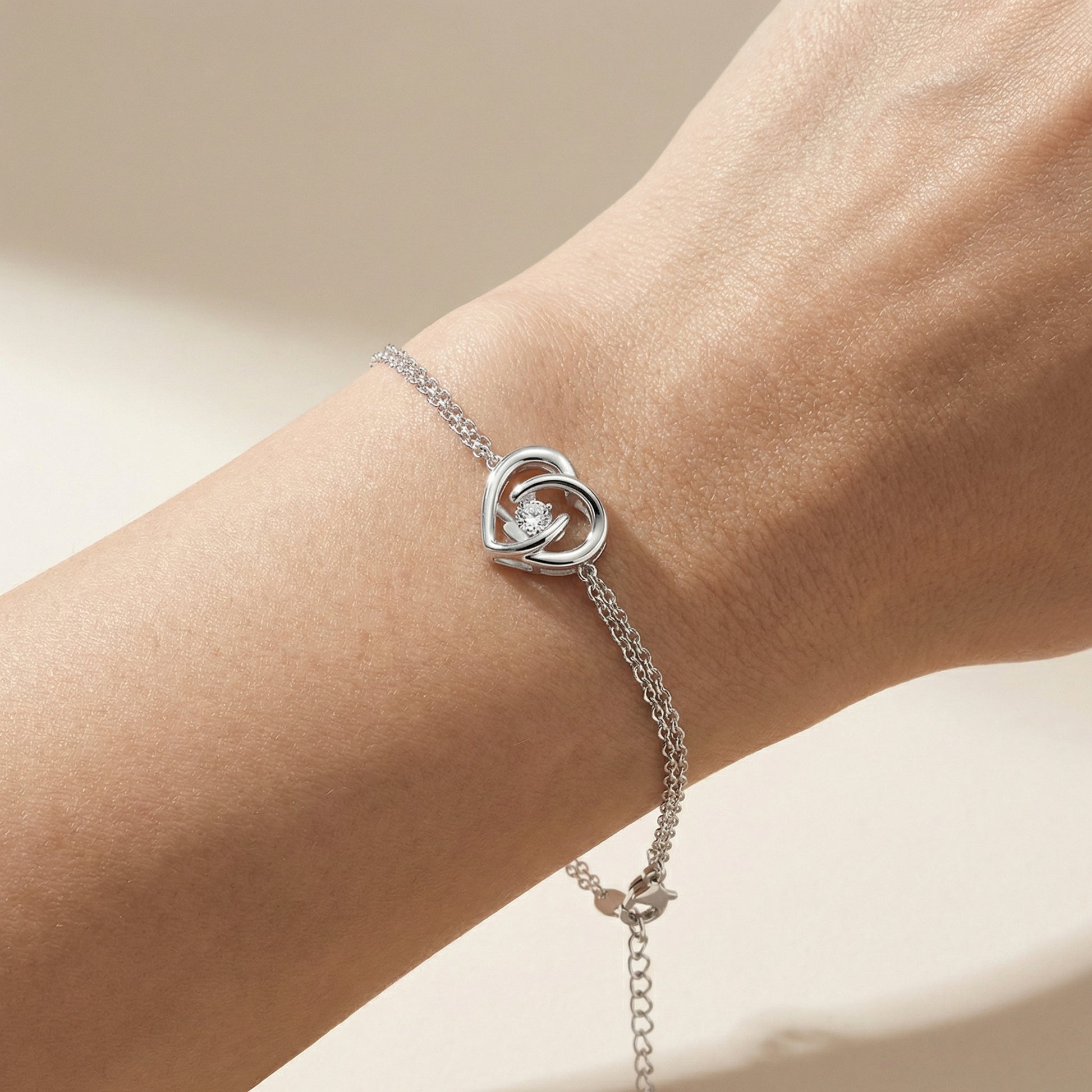 Eternal Heart Armband Armband Sterlingsilber