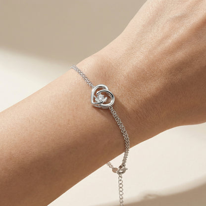 Eternal Heart Armband Armband Sterlingsilber