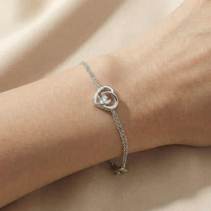 Eternal Heart Armband Armband Sterlingsilber