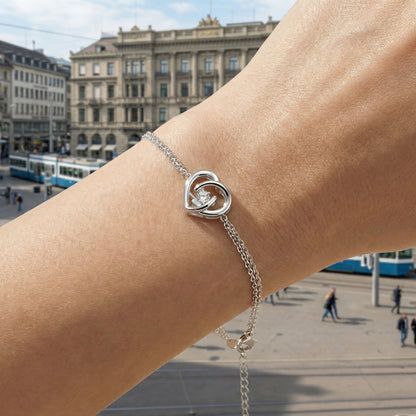 Eternal Heart Armband Armband Sterlingsilber