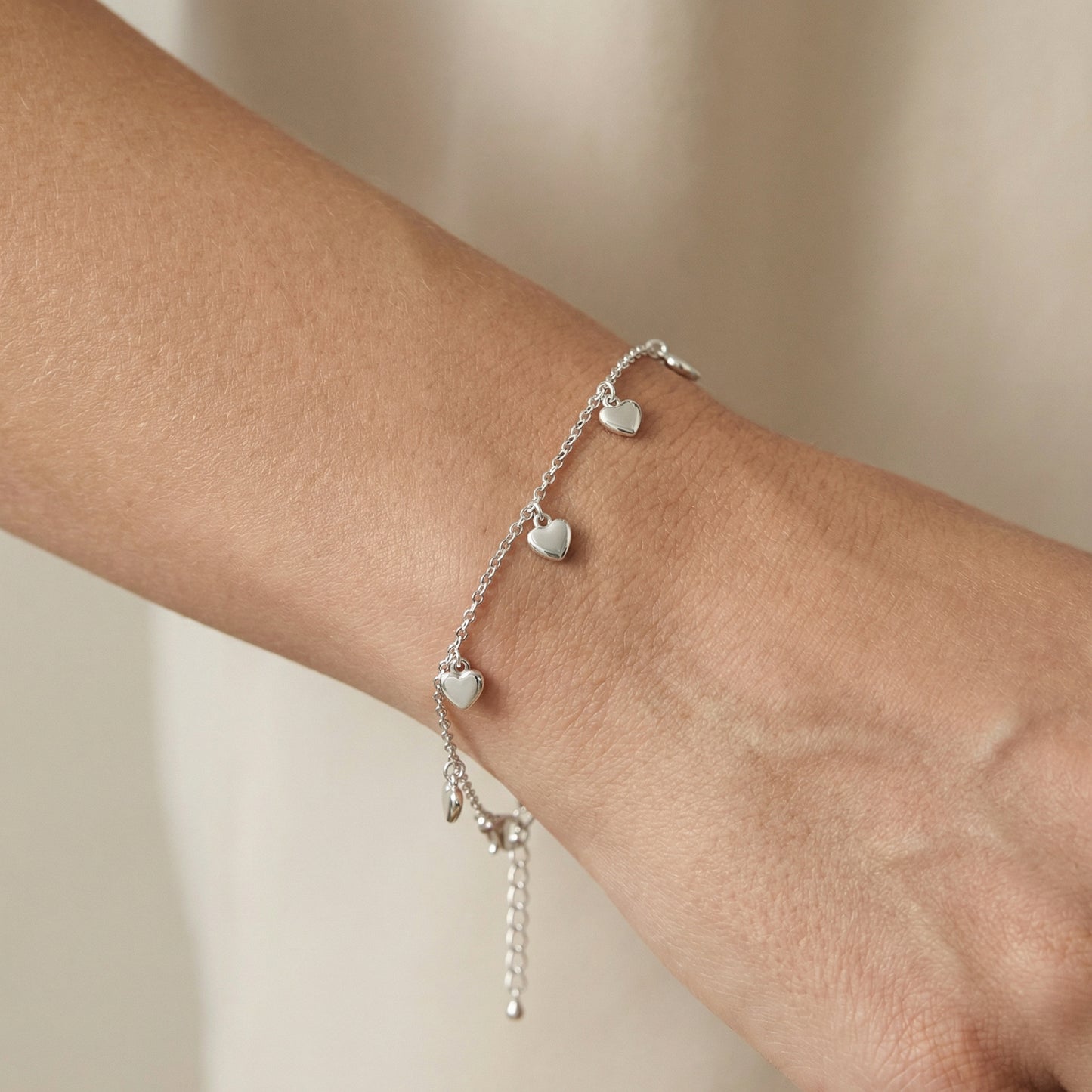 Amora Hearts Armband Armband Sterlingsilber