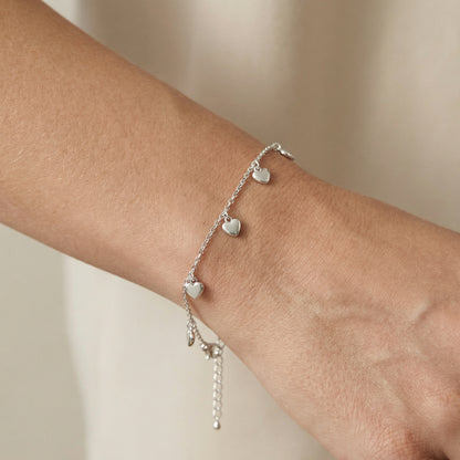 Amora Hearts Armband Armband Sterlingsilber