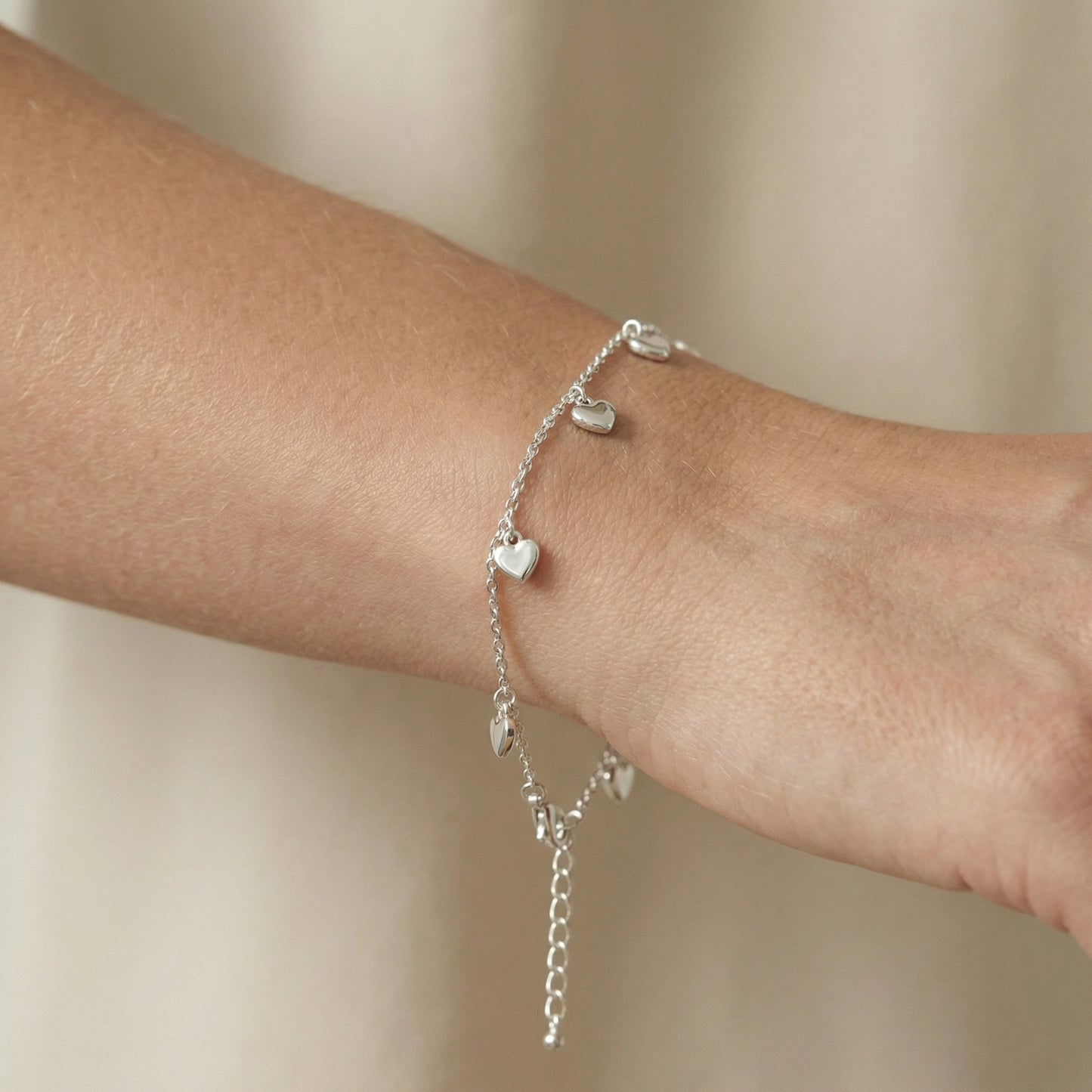 Amora Hearts Armband Armband Sterlingsilber