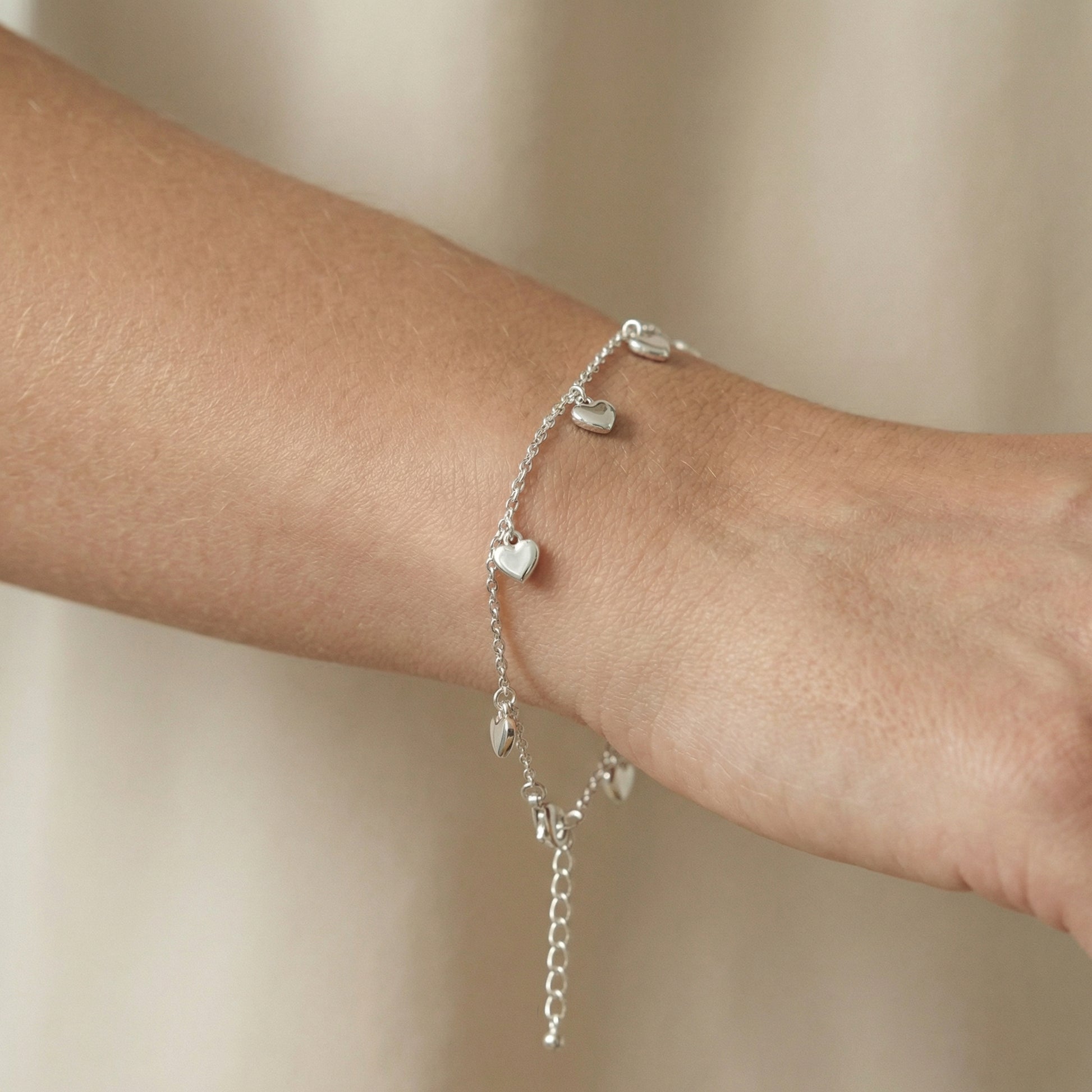 Amora Hearts Armband Armband Sterlingsilber