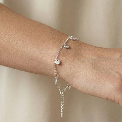 Amora Hearts Armband Armband Sterlingsilber