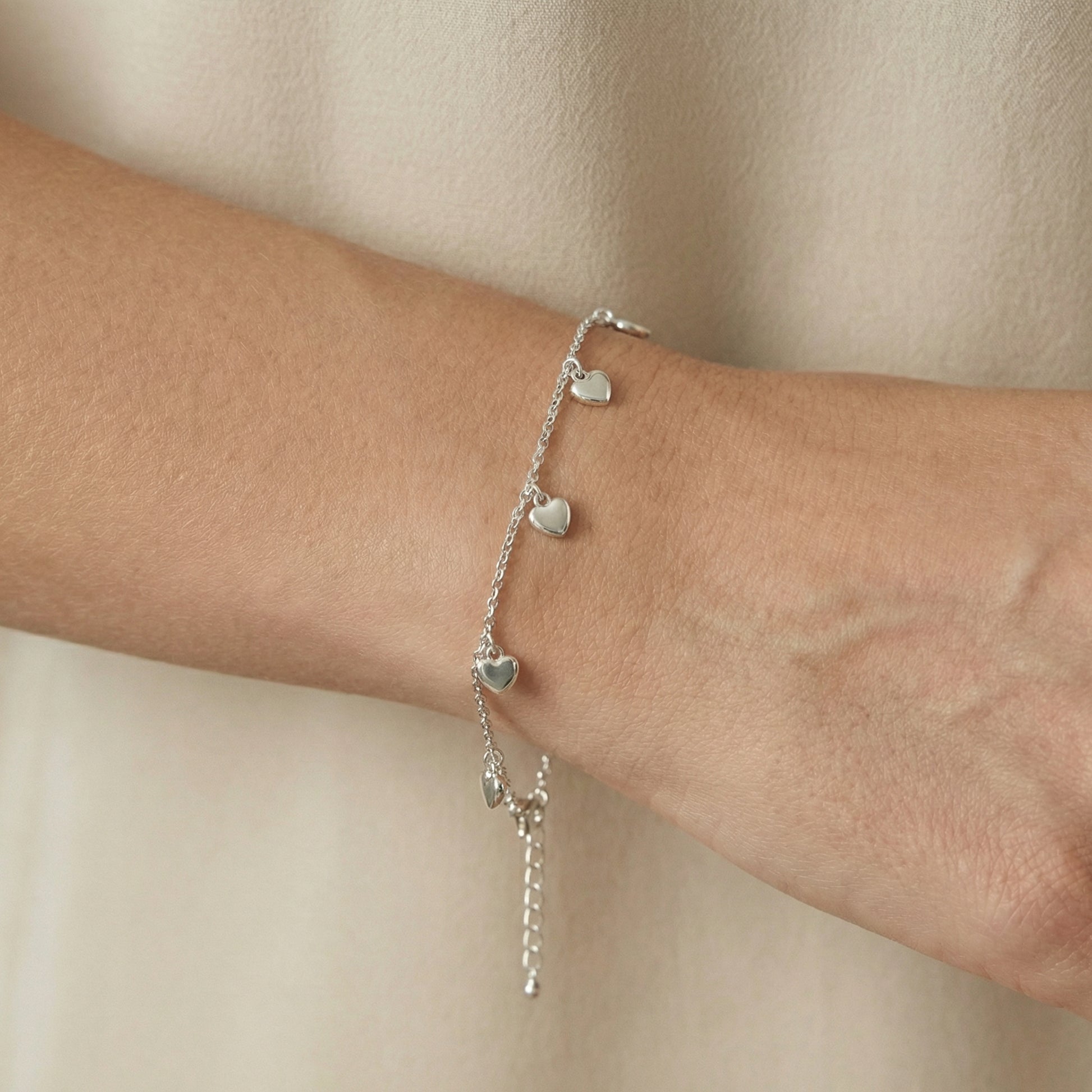 Amora Hearts Armband Armband Sterlingsilber